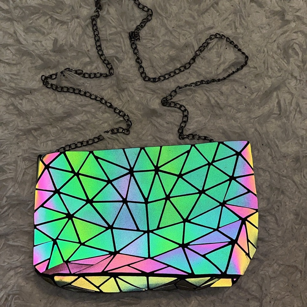 Chrome crossbody bag